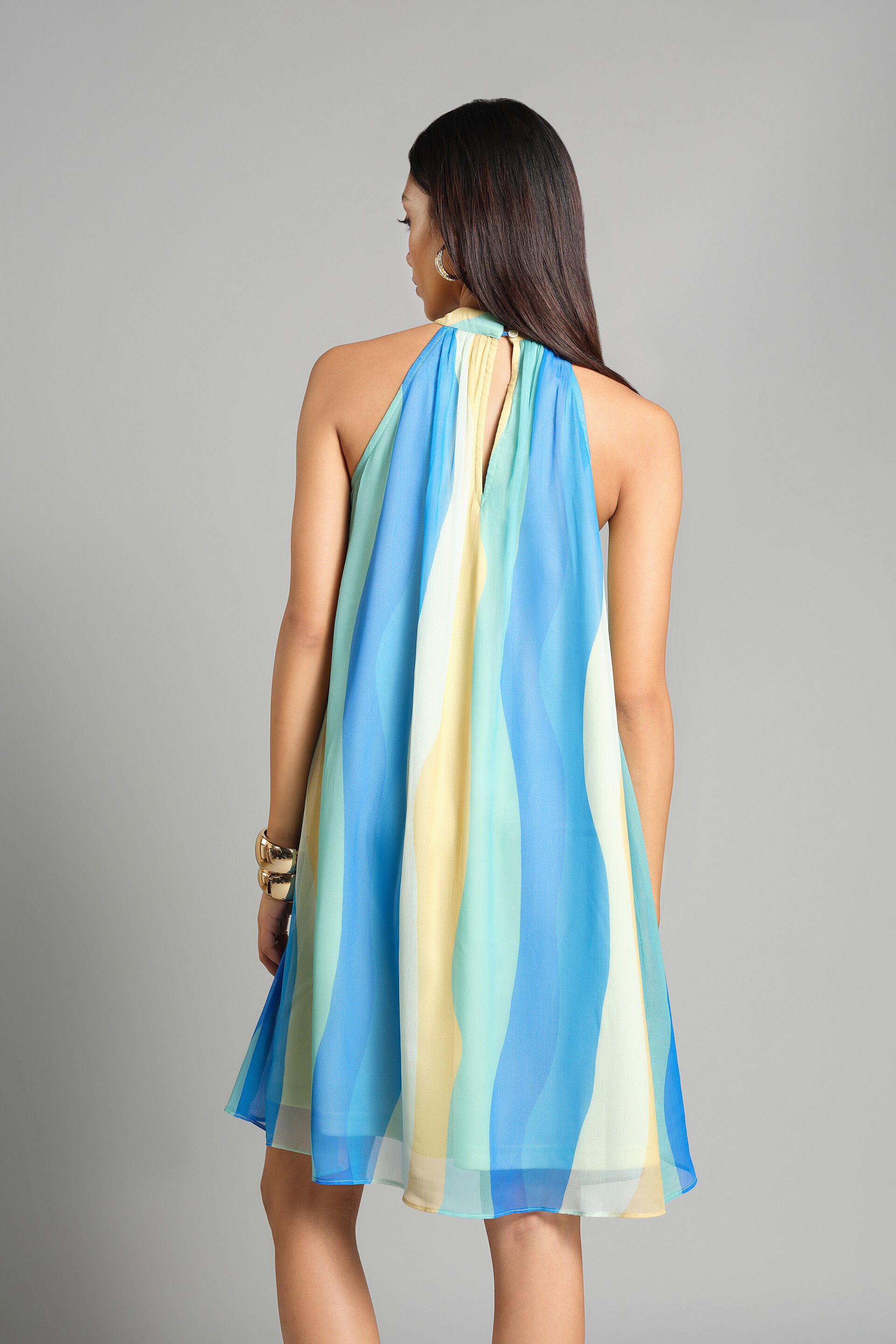 Beaming Blues Dress, Multi Color, image 5